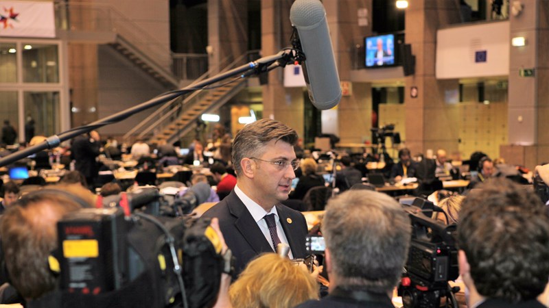 Izjava predsjednika Vlade Andreja Plenkovića nakon prvog dijela sjednice Europskog vijeća